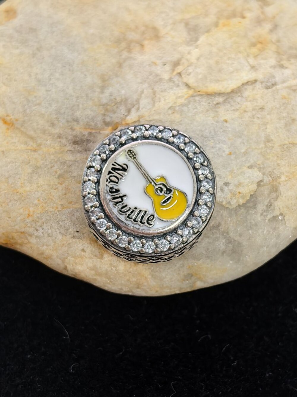 Pandora Tennessee Nashville Exclusive Charm, S925 Silver Jewelry (Women's)